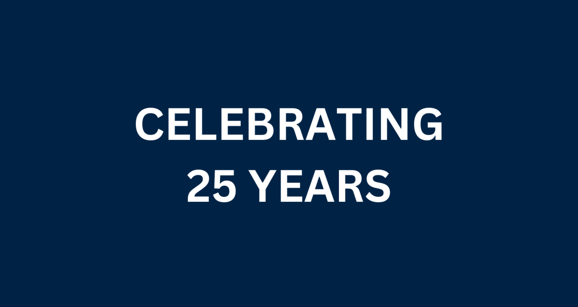 Celebrating 25 years