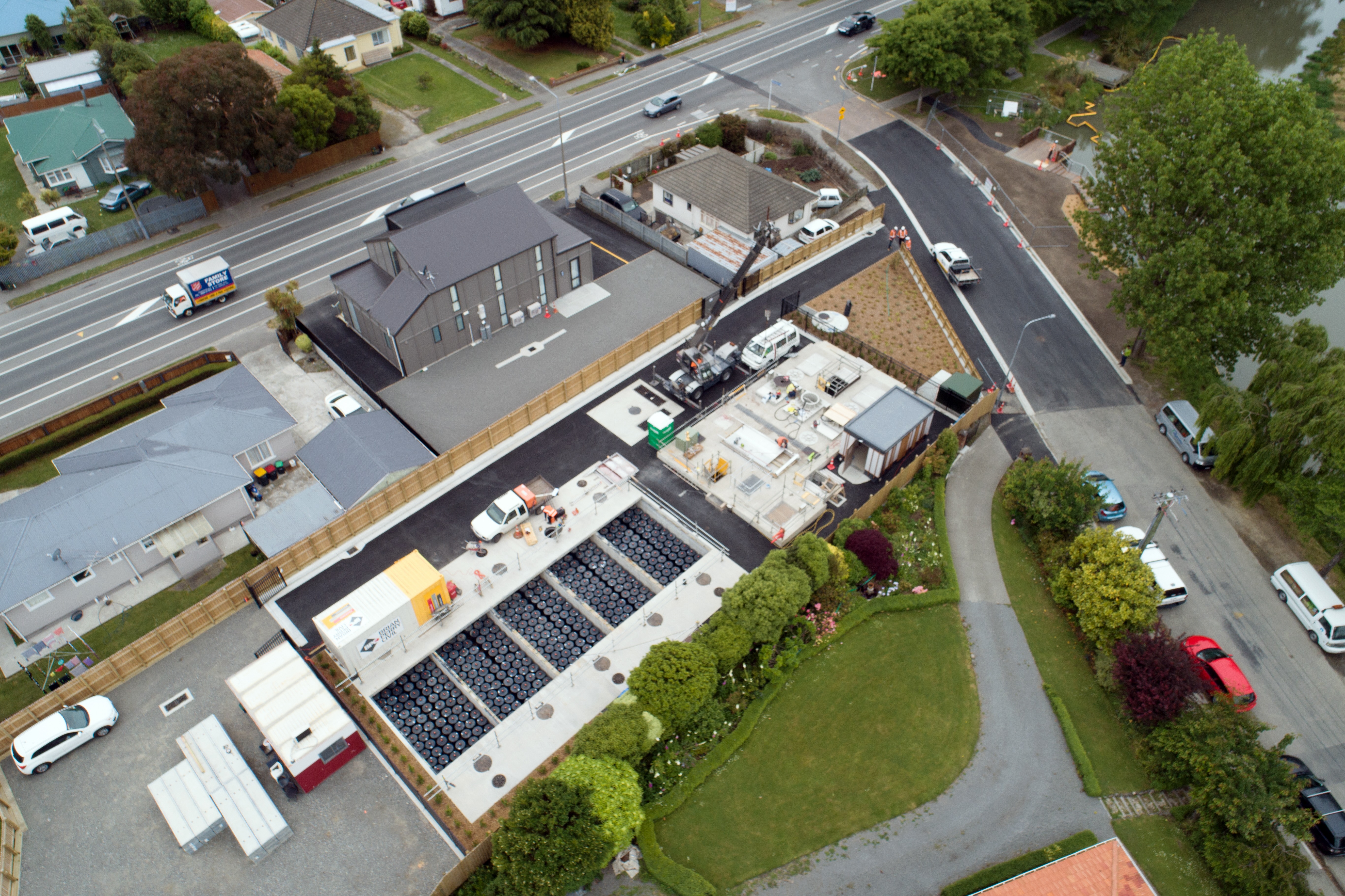 Largest underground filter in the Southern Hemisphere is installed at Bells Creek, Christchurch