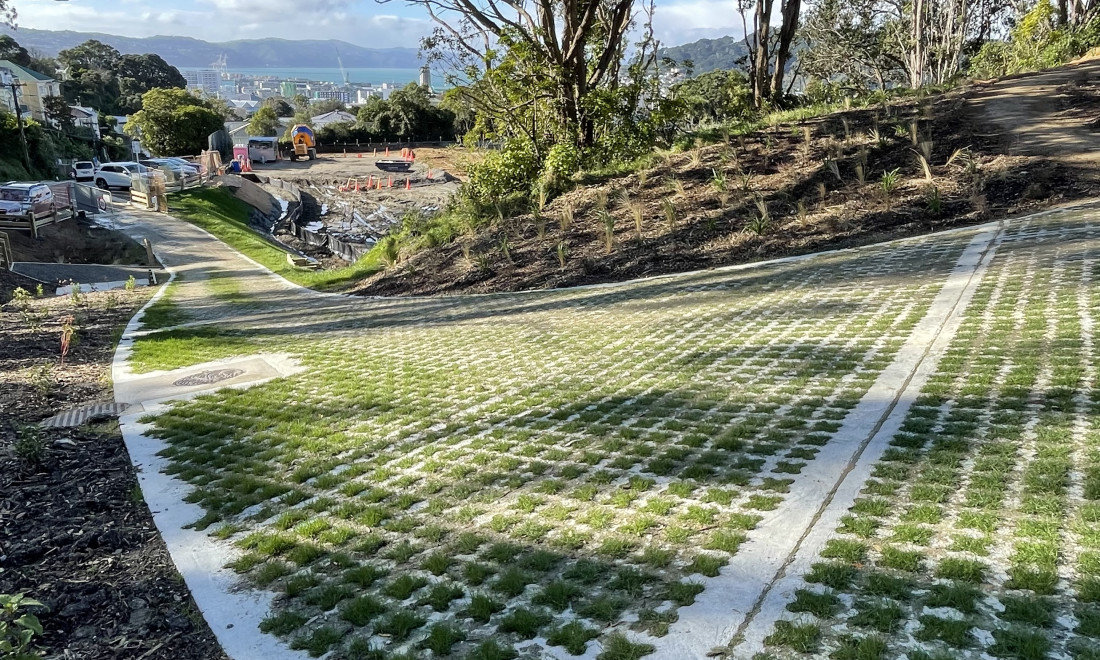 Grasscrete™ at Omāroro Water Reservoir