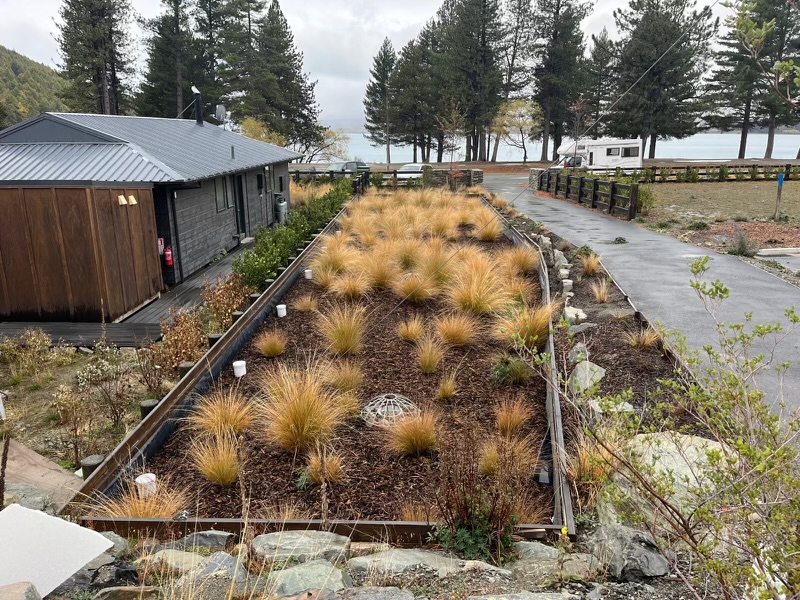 Installation of New Zealand's first Filterra® Bioscape at Station Bay, Lake Tekapo